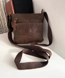 Fatface leather bag