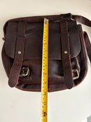 White stuff leather bag