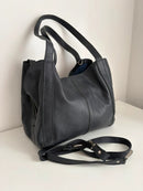 White stuff leather bag