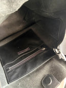 Marks and Spencer large black leather bag