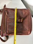 Fatface leather bag