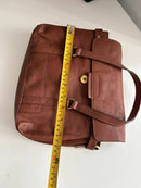 White stuff leather bag