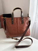 White stuff leather bag