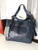 White stuff leather bag