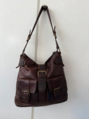 White stuff leather bag
