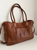 Fatface leather bag