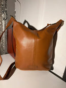 White stuff leather bag