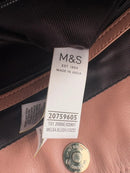 Marks & Spencer Melba Apricot Blush Leather Women's Tote Handbag