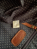 Brown Fatface leather tote bag