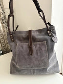 White stuff leather bag