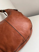 Marks and Spencer brown leather shoulder bag