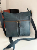 Fatface leather bag