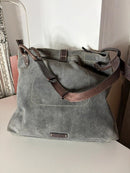 White stuff leather bag