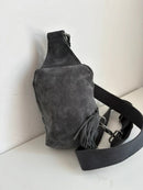 Fatface leather bag