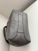 Marks and Spencer grey large leather handbag