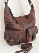 Fatface leather bag