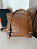 White stuff leather bag