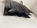 Marks & Spencer Black Leather Tote Bag with Multiple Compartments – Very Good