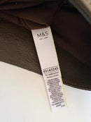 Marks and Spencer khaki leather shoulder bag