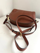 Joules brown leather crossbody bag
