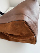 White stuff leather bag