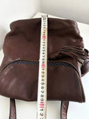 Fatface leather backpack