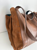 White stuff leather bag
