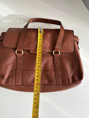 White stuff leather bag