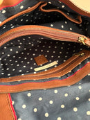 White stuff leather bag