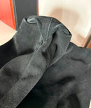 Black leather bag