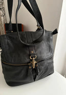Fatface leather backpack