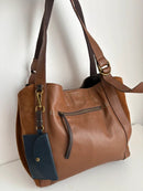 White stuff leather bag