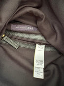 Marks and Spencer black with gold hardware leather backpack