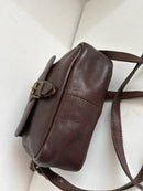 Fatface brown leather satchel bag
