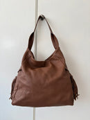 White stuff leather bag