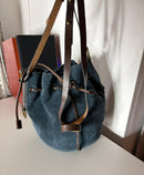 White stuff leather bag