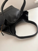 Marks and Spencer black leather handbag