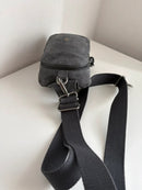 Fatface grey leather crossbody bag