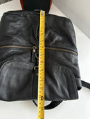 Fatface leather backpack
