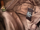 Marks and Spencer large brown leather duffel bag