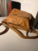 White stuff leather bag