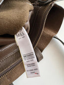 Marks & Spencer Khaki Leather Women's Tote Handbag