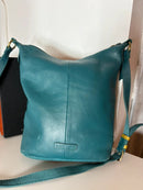 White stuff leather bag