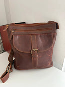 Fatface leather bag