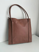 Marks & Spencer Melba Apricot Blush Leather Women's Tote Handbag