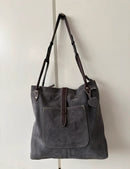 White stuff leather bag