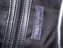 Marks & Spencer Black Quilted Hobo Bag - Very Good Condition, Casual Style