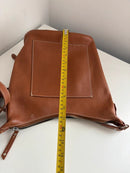 White stuff brown leather crossbody/shoulder bag/satchel bag
