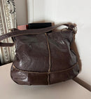 White stuff leather bag