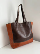 Fatface leather bag